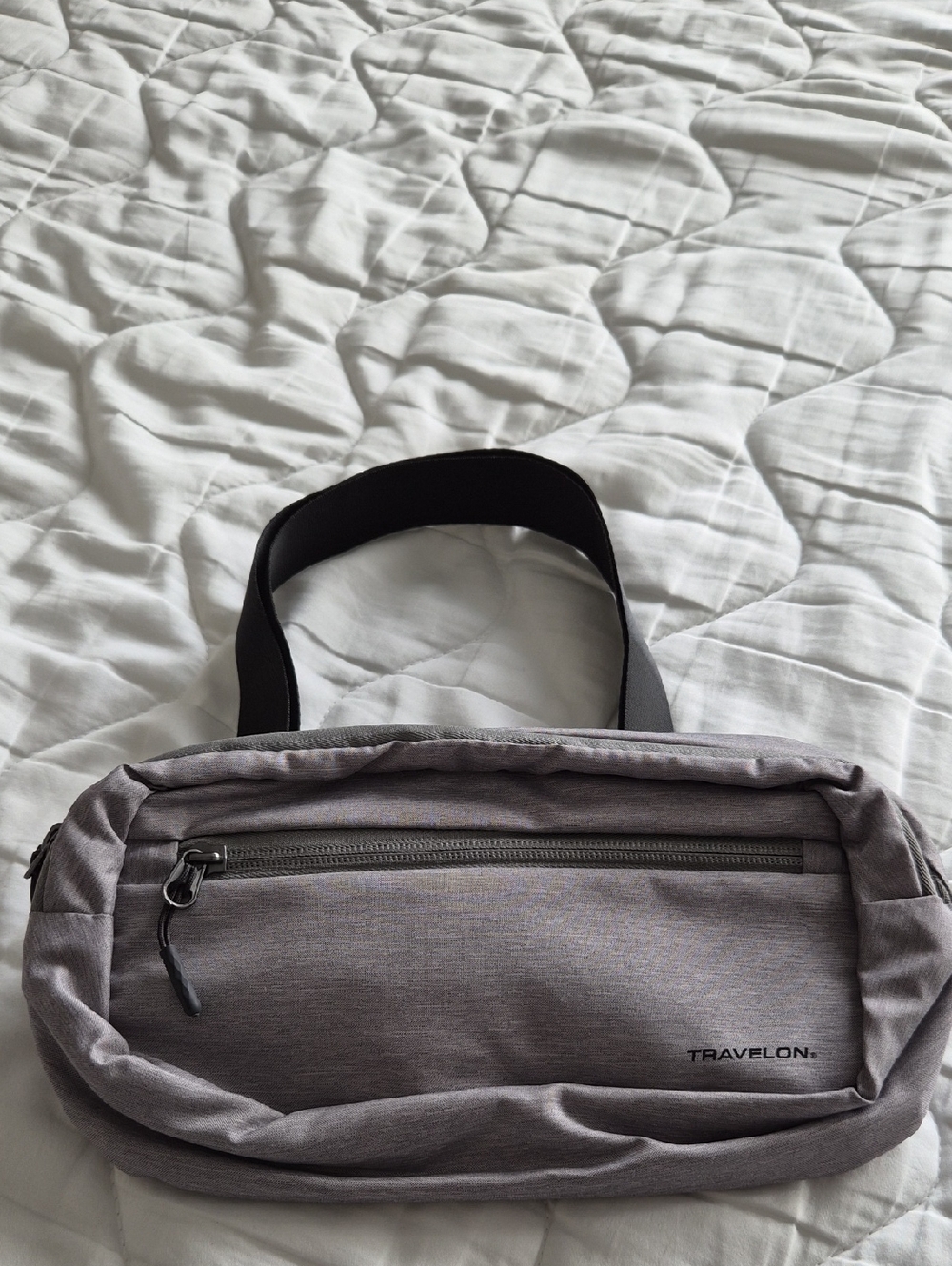 Travelon Gray Sling Belt Bag